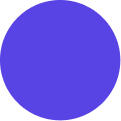 violet-blue circle